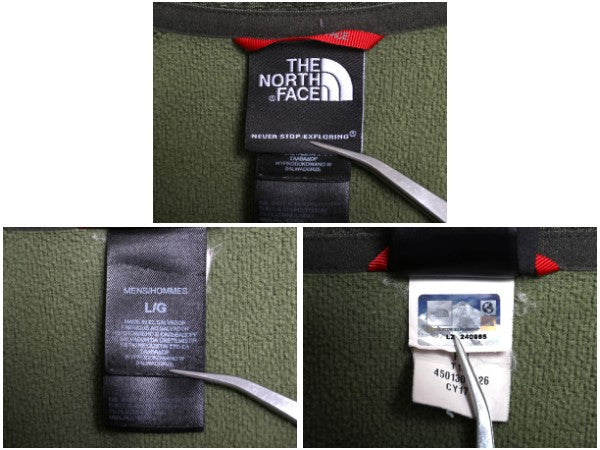  US企画 ノースフェイス キャニオンランズ ジャケット メンズ L / アウトドア ストレッチ 裏 フリース ハーフジップ  ジャージ ハイネック