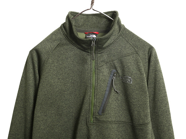  US企画 ノースフェイス キャニオンランズ ジャケット メンズ L / アウトドア ストレッチ 裏 フリース ハーフジップ  ジャージ ハイネック
