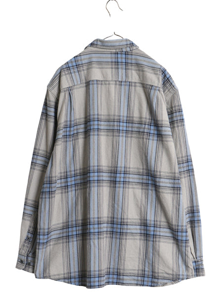 US企画 カーハート 長袖 ヘビー フランネル シャツ メンズ XL チェック LOOSE FIT ネルシャツ コットン ワーク 大きいサイズ マルチカラー