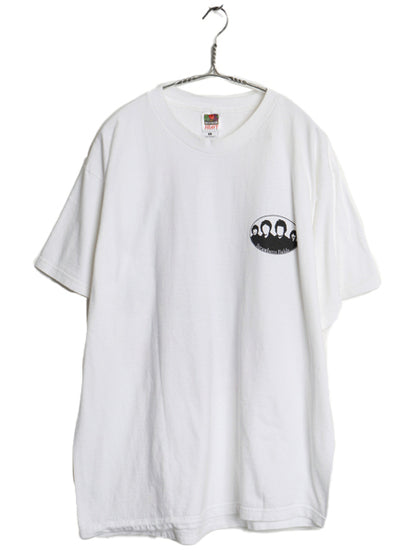 00s ストロベリー フィード イラスト プリント Tシャツ メンズ XL オールド ビートルズ ロック バンド アート ヘビーウェイト 大きいサイズ