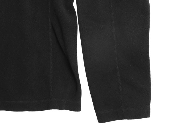 パタゴニア マイクロD ハーフジップ フリース プルオーバー レディース M 古着 15年製 ロンT 長袖 Tシャツ ハイネック アウトドア ブラック