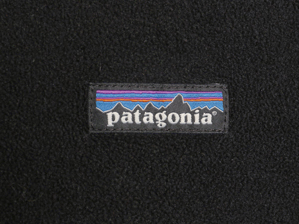 パタゴニア マイクロD ハーフジップ フリース プルオーバー レディース M 古着 15年製 ロンT 長袖 Tシャツ ハイネック アウトドア ブラック