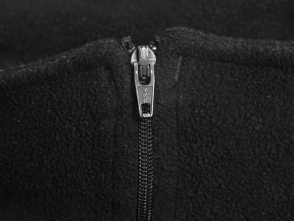 パタゴニア マイクロD ハーフジップ フリース プルオーバー レディース M 古着 15年製 ロンT 長袖 Tシャツ ハイネック アウトドア ブラック