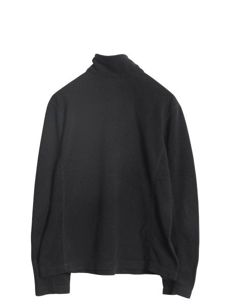 パタゴニア マイクロD ハーフジップ フリース プルオーバー レディース M 古着 15年製 ロンT 長袖 Tシャツ ハイネック アウトドア ブラック