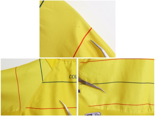 00s ロット コロンビア 代表 サッカー ユニフォーム メンズ S オールド 正規品 04 05 06 モデル オフィシャル 当時物 ゲームシャツ Tシャツ