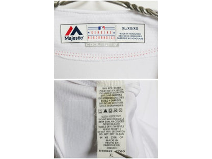 レッドソックス ベースボール シャツ メンズ XL / MLB オフィシャル マジェスティック 大リーグ ユニフォーム 大きいサイズ メジャーリーグ
