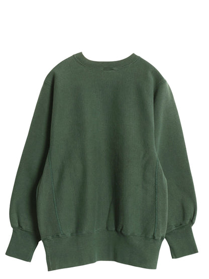 90s USA製 ★ チャンピオン リバースウィーブ 3段 カレッジ プリント スウェット メンズ M 古着 オールド トレーナー 裏起毛 トリコタグ 緑