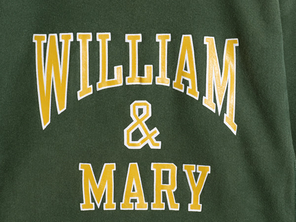 90s USA製 ★ チャンピオン リバースウィーブ 3段 カレッジ プリント スウェット メンズ M 古着 オールド トレーナー 裏起毛 トリコタグ 緑