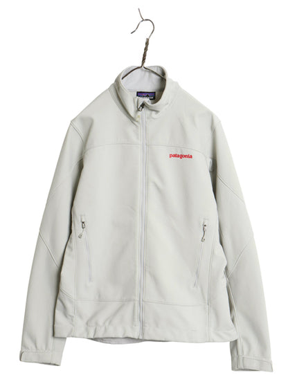 パタゴニア アズ ジャケット レディース M 古着 13年製 アウトドア 裏 フリース ソフトシェル ストレッチ ブルゾン ジャンパー フルジップ