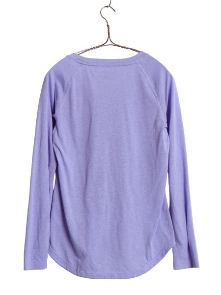 パタゴニア キャプリーン 長袖 Tシャツ レディース S / 19年製 アウトドア ロンT ストレッチ アンダーシャツ カットソー インナー パープル