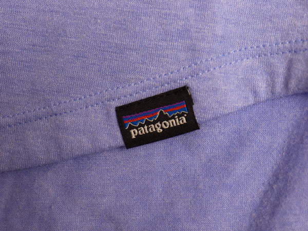 パタゴニア キャプリーン 長袖 Tシャツ レディース S / 19年製 アウトドア ロンT ストレッチ アンダーシャツ カットソー インナー パープル