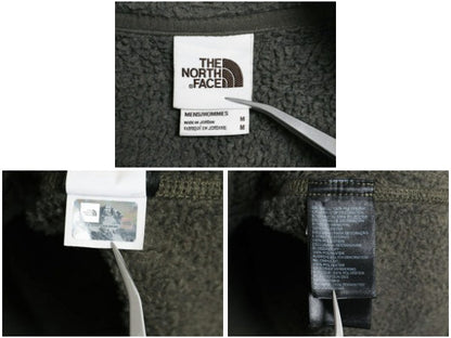 US企画 ノースフェイス ゴードン ライオンズ ハーフジップ フリース ジャケット メンズ M / プルオーバー セーター ブルゾン ハイネック 緑