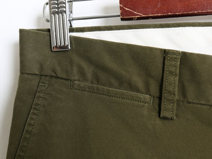 ポロ ラルフローレン チノ パンツ メンズ 30 30 STRETCH CLASSIC FIT スラックス ノータック ストレート チノパン アーミー タイプ カーキ