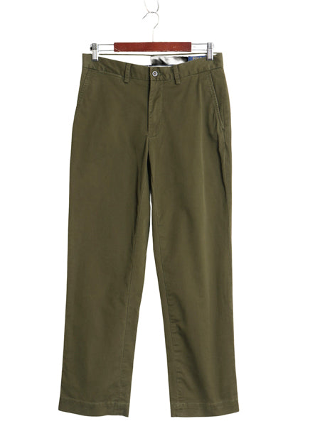 ポロ ラルフローレン チノ パンツ メンズ 30 30 STRETCH CLASSIC FIT スラックス ノータック ストレート チノパン アーミー タイプ カーキ