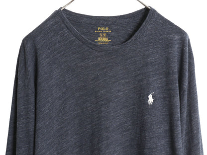 ポロ ラルフローレン 長袖 Tシャツ メンズ L / ロンT ロングスリーブ コットン ワンポイント ポニー カットソー シングルステッチ インナー