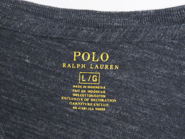 ポロ ラルフローレン 長袖 Tシャツ メンズ L / ロンT ロングスリーブ コットン ワンポイント ポニー カットソー シングルステッチ インナー