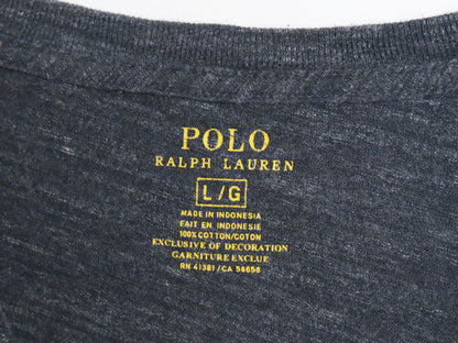 ポロ ラルフローレン 長袖 Tシャツ メンズ L / ロンT ロングスリーブ コットン ワンポイント ポニー カットソー シングルステッチ インナー
