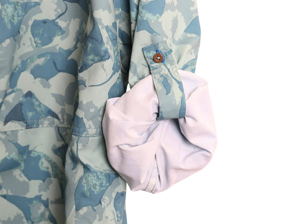 パタゴニア ロングスリーブ ソル パトロール シャツ メンズ XL / 21年製 長袖シャツ フィッシング マンタ 総柄 ボタンダウン 大きいサイズ