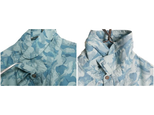 パタゴニア ロングスリーブ ソル パトロール シャツ メンズ XL / 21年製 長袖シャツ フィッシング マンタ 総柄 ボタンダウン 大きいサイズ