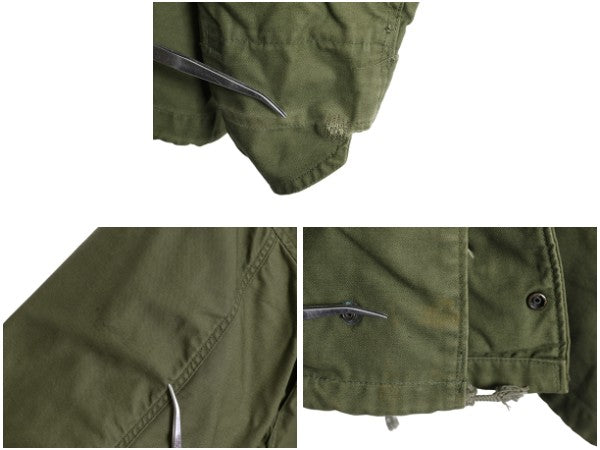 70s ALPHA社製 米軍実物 US ARMY M-65 フィールド ジャケット MEDIUM REGULAR 75年製 ヴィンテージ ミリタリー 3rd ブラス 軍物 ステンシル