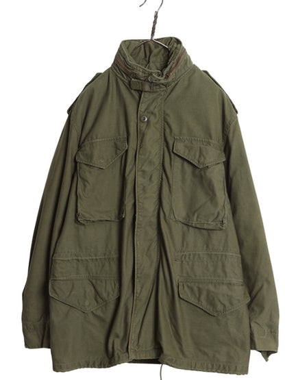 70s ALPHA社製 米軍実物 US ARMY M-65 フィールド ジャケット MEDIUM REGULAR 75年製 ヴィンテージ ミリタリー 3rd ブラス 軍物 ステンシル