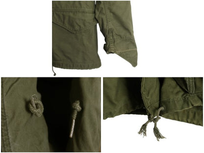 70s ALPHA社製 米軍実物 US ARMY M-65 フィールド ジャケット MEDIUM REGULAR 75年製 ヴィンテージ ミリタリー 3rd ブラス 軍物 ステンシル