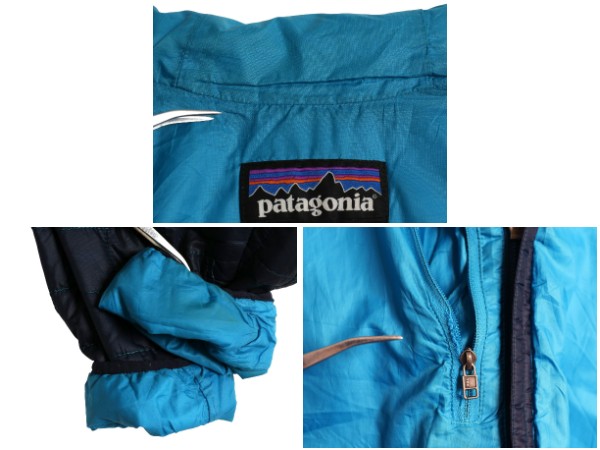 パタゴニア ナノ パフ フーディ メンズ M 16年製 中綿 キルティング パーカー ジャケット フルジップ パッカブル ジャンパー アウトドア 紺