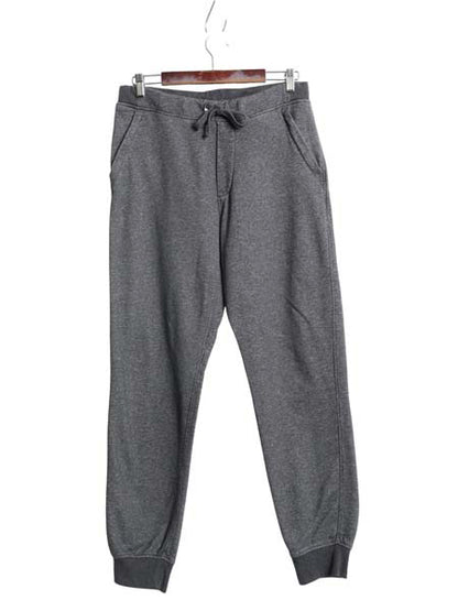 パタゴニア ポケット付き スウェット パンツ メンズ M 古着 21年製 裏起毛 トレーナー アウトドア ワンポイント イージーパンツ 霜降り 灰