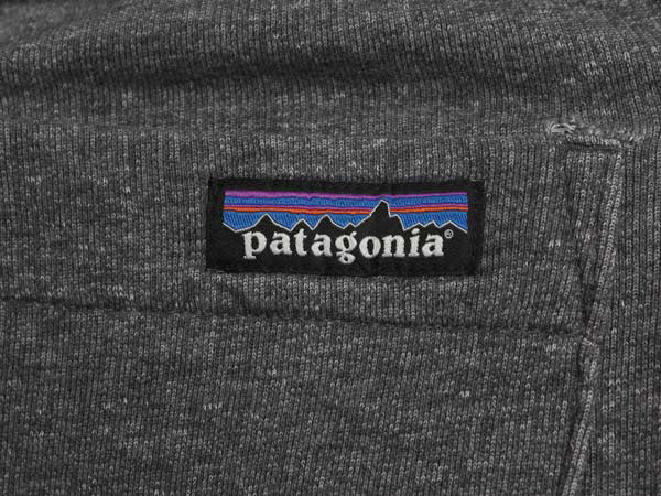 パタゴニア ポケット付き スウェット パンツ メンズ M 古着 21年製 裏起毛 トレーナー アウトドア ワンポイント イージーパンツ 霜降り 灰