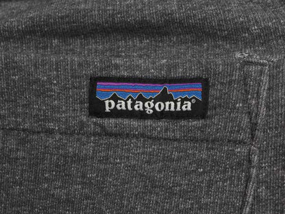 パタゴニア ポケット付き スウェット パンツ メンズ M 古着 21年製 裏起毛 トレーナー アウトドア ワンポイント イージーパンツ 霜降り 灰