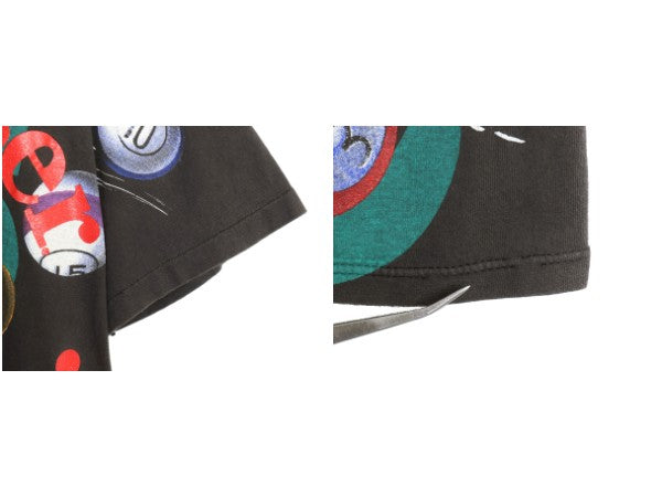 90s USA製 ★ バドワイザー ビリヤード オールオーバー プリント Tシャツ メンズ L / オールド 企業物 当時物 グラフィック ビール 総柄 