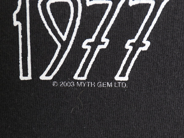00s レッドツェッペリン 両面 ツアー プリント Tシャツ メンズ M / オールド オフィシャル バンド ロック アート イラスト グラフィック 黒