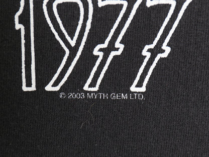 00s レッドツェッペリン 両面 ツアー プリント Tシャツ メンズ M / オールド オフィシャル バンド ロック アート イラスト グラフィック 黒