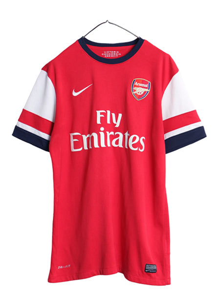 ナイキ アーセナル サッカー ユニフォーム メンズ M 正規品 プレミアリーグ 12 13 14 モデル オフィシャル 当時物 ホーム フットボール 赤