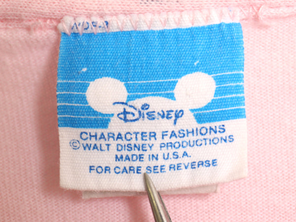80s USA製 ミニー イラスト プリント 半袖 Tシャツ メンズ レディース XL / ヴィンテージ キャラクター ディズニー ミッキー 大きいサイズ