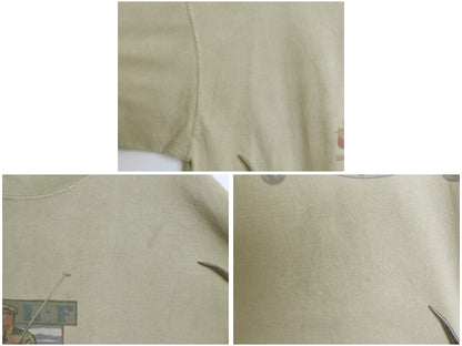 90s USA製 オールド ギャップ イラスト プリント Tシャツ メンズ M / ゴルフ アート カットソー ヘビーウェイト コットン シングルステッチ