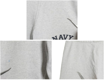90s USA製 US NAVY プリント スウェット パンツ メンズ XL オールド USN ミリタリー 裏起毛 ワンポイント 軍物 大きいサイズ トレーニング