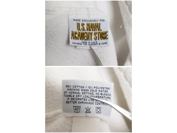 90s USA製 US NAVY プリント スウェット パンツ メンズ XL オールド USN ミリタリー 裏起毛 ワンポイント 軍物 大きいサイズ トレーニング