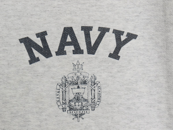 90s USA製 US NAVY プリント スウェット パンツ メンズ XL オールド USN ミリタリー 裏起毛 ワンポイント 軍物 大きいサイズ トレーニング