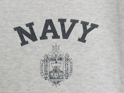90s USA製 US NAVY プリント スウェット パンツ メンズ XL オールド USN ミリタリー 裏起毛 ワンポイント 軍物 大きいサイズ トレーニング
