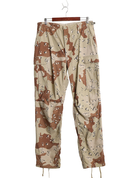 90s US ARMY 米軍実物 デザート カモ カーゴ パンツ MEDIUM LONG / オールド 90年製 BDU 6C チョコチップ 迷彩柄 ミリタリー 軍物 ボトムス