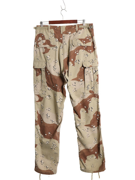 90s US ARMY 米軍実物 デザート カモ カーゴ パンツ MEDIUM LONG / オールド 90年製 BDU 6C チョコチップ 迷彩柄 ミリタリー 軍物 ボトムス
