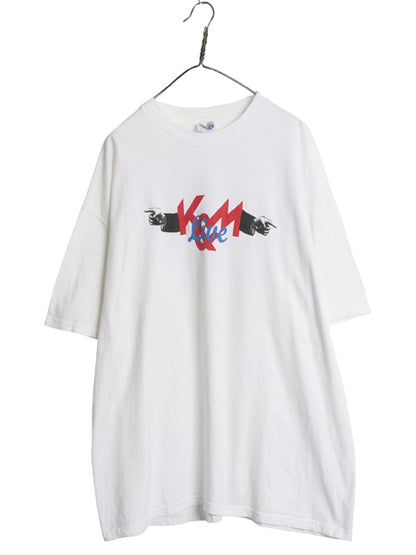 90s ジョーク メッセージ プリント Tシャツ メンズ XXL オールド イラスト 両面 グラフィック アート ヘビーウェイト 企業 大きいサイズ 白