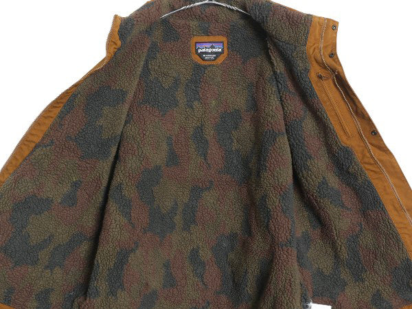 パタゴニア メープル グローブ キャンバス ジャケット メンズ XL / 18年製 ダック 裏 ボア パイル フリース 中綿 収納 フード 大きいサイズ