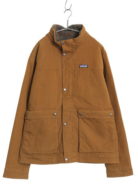 パタゴニア メープル グローブ キャンバス ジャケット メンズ XL / 18年製 ダック 裏 ボア パイル フリース 中綿 収納 フード 大きいサイズ
