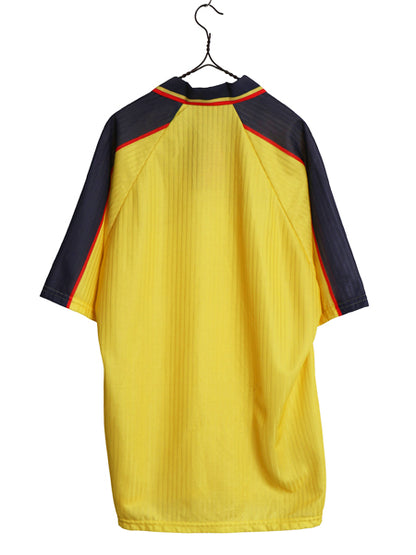 90s イギリス製 ☆ アンブロ スコットランド 代表 サッカー ユニフォーム メンズ L / オールド 97 98 当時物 ワールドカップ アウェイ 黄