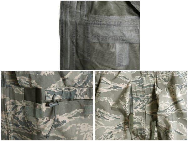 デッドストック 米軍実物 APECS デジタル タイガーカモ 迷彩 ゴアテックス ジャケット MEDIUM REGULAR / 新品 ミリタリー USAF ABU ECWCS