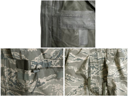 デッドストック 米軍実物 APECS デジタル タイガーカモ 迷彩 ゴアテックス ジャケット MEDIUM REGULAR / 新品 ミリタリー USAF ABU ECWCS