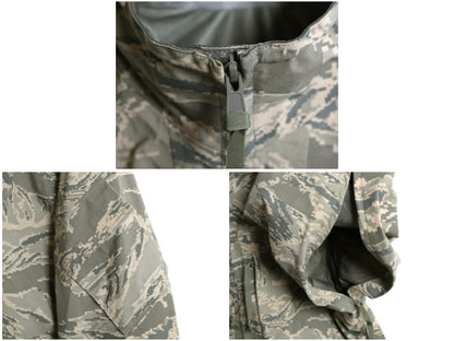 デッドストック 米軍実物 APECS デジタル タイガーカモ 迷彩 ゴアテックス ジャケット MEDIUM REGULAR / 新品 ミリタリー USAF ABU ECWCS
