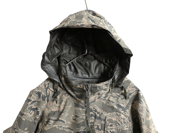 デッドストック 米軍実物 APECS デジタル タイガーカモ 迷彩 ゴアテックス ジャケット MEDIUM REGULAR / 新品 ミリタリー USAF ABU ECWCS